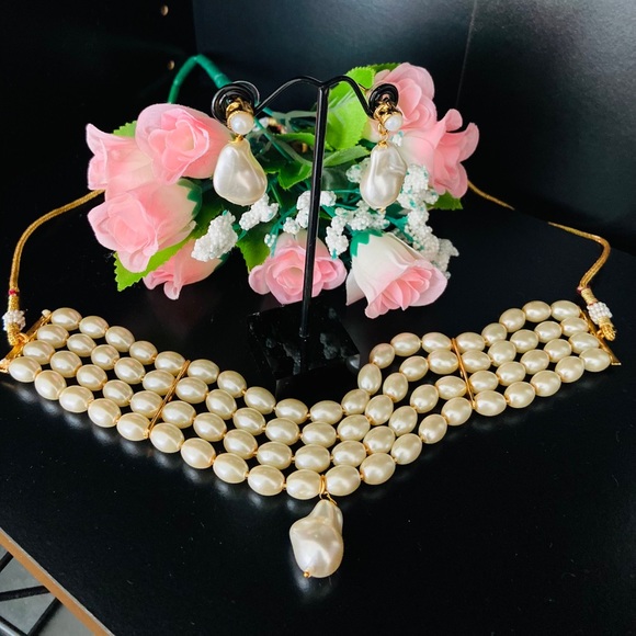 Pearl necklace set - Picture 2 of 7